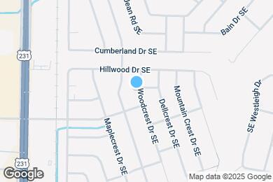 Map image of the property - 11206 Woodcrest Dr SE