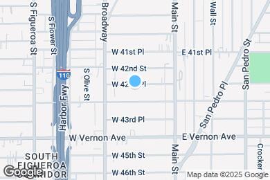 Map image of the property - 208 1/2 W 42nd Pl
