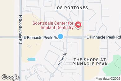 Map image of the property - 7350 E Vista Bonita Dr
