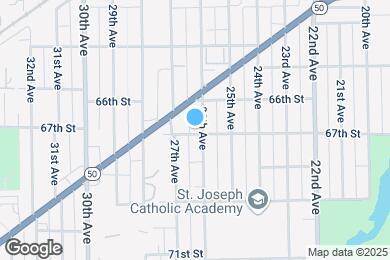 Map image of the property - 6630 26th Ave