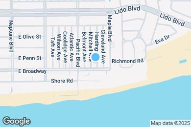 Map image of the property - 103 Harding Ave