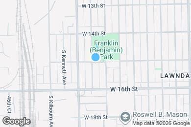 Map image of the property - 4315 W 15th St