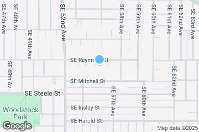 Map image of the property - 5522 SE Ramona St