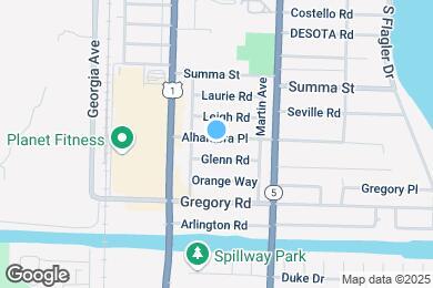 Map image of the property - 360 Alhambra Pl