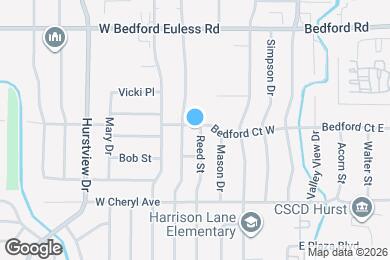 Map image of the property - 1141 Reed St