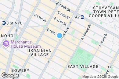 Map image of the property - 149 1st Ave