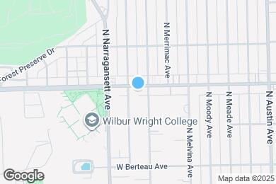 Map image of the property - 6313 W Montrose Ave