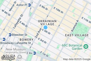 Map image of the property - 317 E 5th St