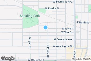 Map image of the property - 404 1/2 W Vine St