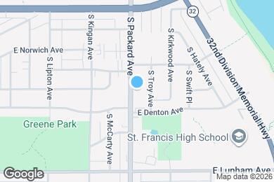 Map image of the property - 4074 S Packard Ave