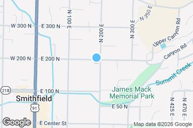 Map image of the property - 191 N 200 E