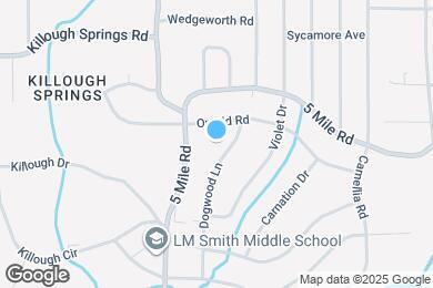 Map image of the property - 1184 Dogwood Ln