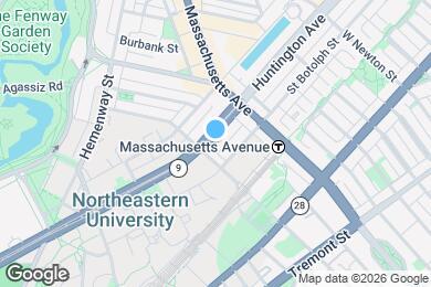 Map image of the property - 272 Huntington Ave