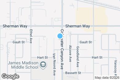 Map image of the property - 7107 Coldwater Canyon Ave