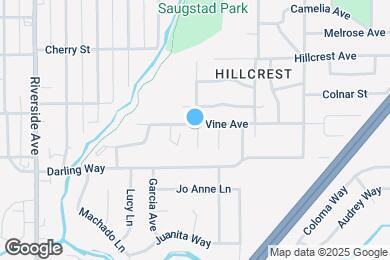 Map image of the property - 624 Vine Ave
