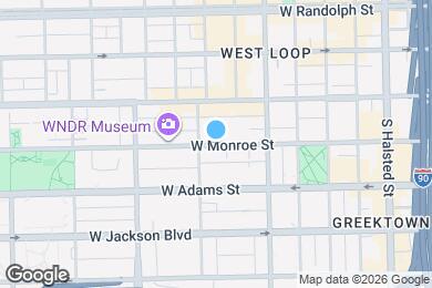 Map image of the property - 1076 W Monroe St
