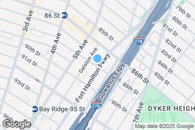 Map image of the property - 8646 Fort Hamilton Pkwy