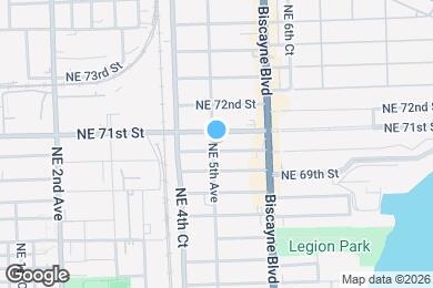 Map image of the property - 501 NE 70th St