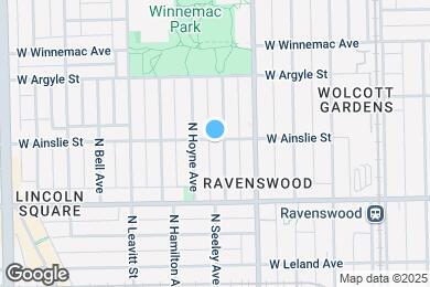 Map image of the property - 4858 N Seeley Ave