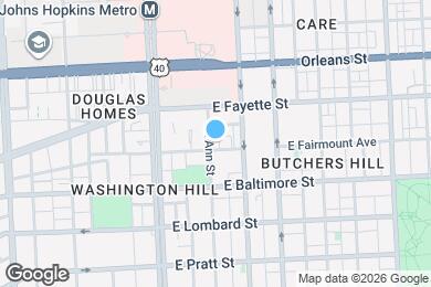 Map image of the property - 105 N Ann St