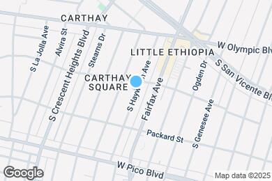 Map image of the property - 1117 S Hayworth Ave