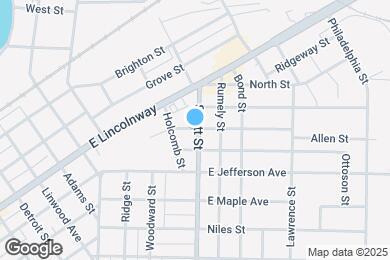 Map image of the property - 116 Allen St