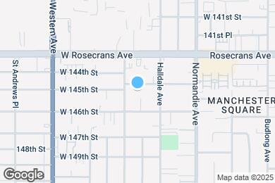Map image of the property - 1540 W 145th St
