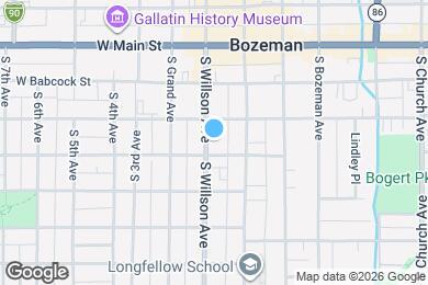Map image of the property - 220 S Willson Ave