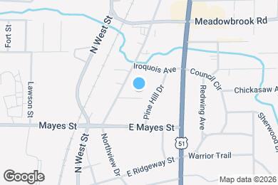 Map image of the property - 340 Audubon Pl