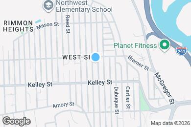 Map image of the property - 607 Hevey St