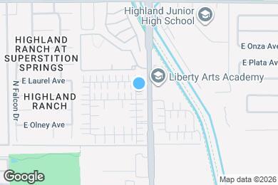 Map image of the property - 545 N Ranger Trail