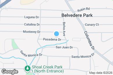 Map image of the property - 3024 Pasadena Dr