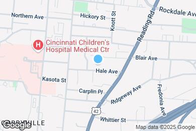 Map image of the property - 550 Hale Ave