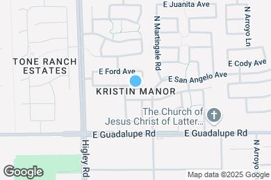 Map image of the property - 3349 E Stanford Ave