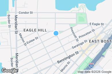 Map image of the property - Furnished Bedroom with Private Bath in East Boston