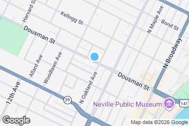 Map image of the property - 807 Dousman St