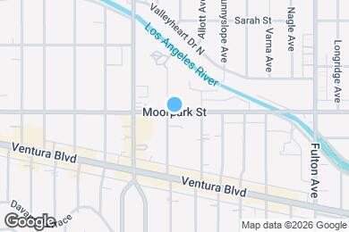 Map image of the property - 4388 Ventura Canyon Ave