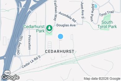 Map image of the property - 4578 Cedar Lake Rd S
