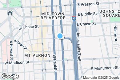 Map image of the property - 936 N Calvert St