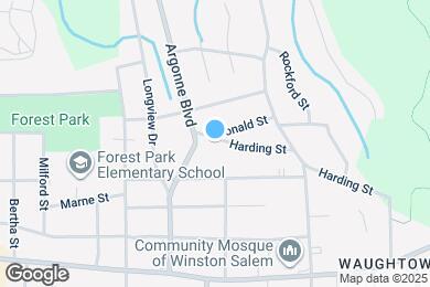 Map image of the property - 1408 Harding St