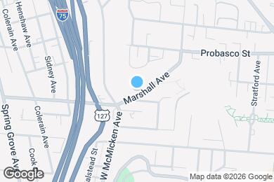 Map image of the property - 2839 Marshall Ave