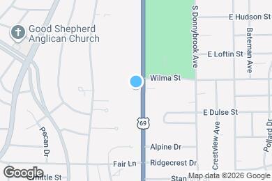 Map image of the property - The Lodge on Broadway