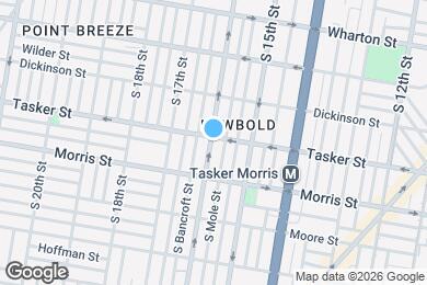 Map image of the property - 1542 Tasker St