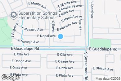 Map image of the property - 7442 E Naranja Ave
