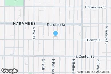 Map image of the property - 2810 N Palmer St