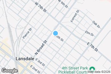 Map image of the property - 22 E 6th St