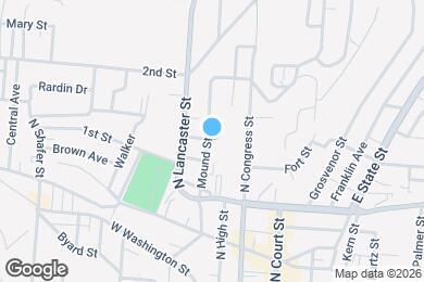 Map image of the property - 44 Mound St