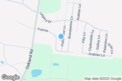 Map image of the property - 121 Fieldstone Ln