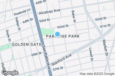 Map image of the property - 1055 61st St