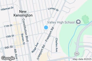 Map image of the property - 306 Ridge Ave